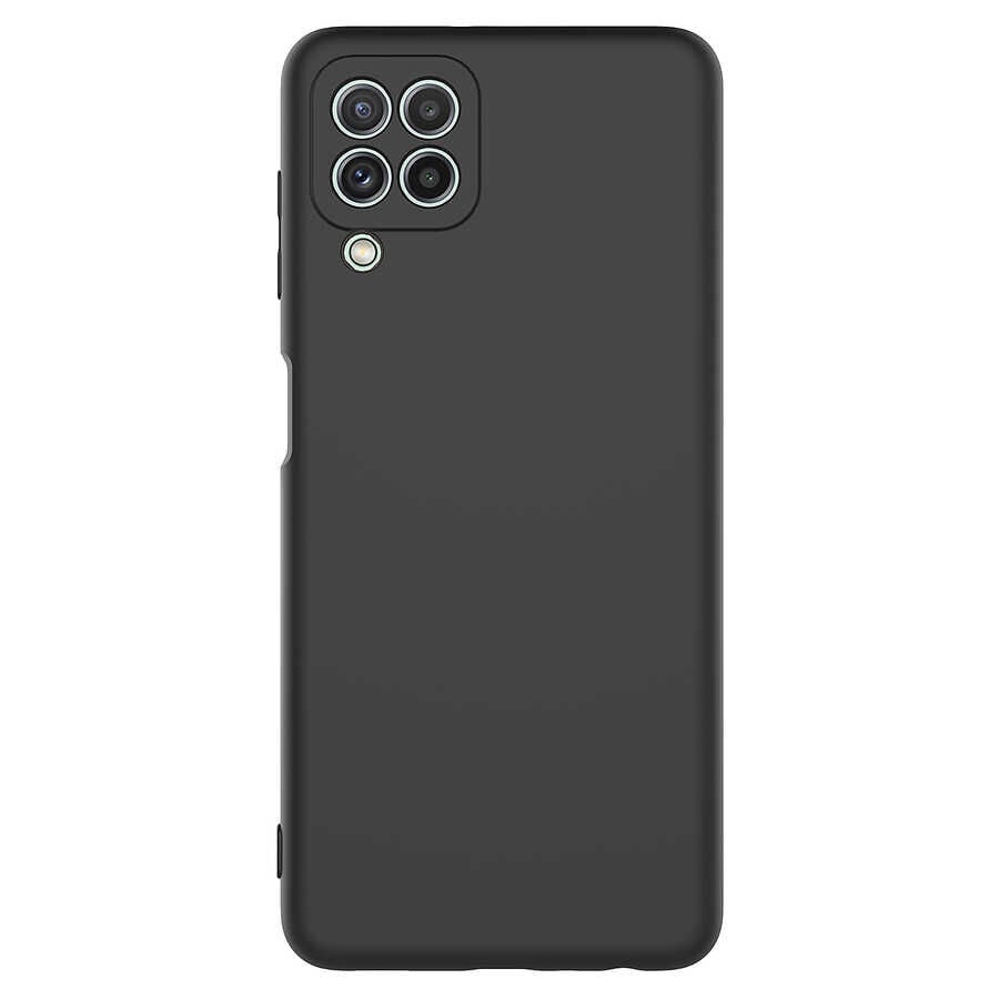Samsung Galaxy M32 Kılıf Kamera Korumali Mara Lansman Kapak Siyah