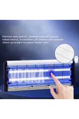 20W Elektrikli UV Sinek Öldürücü Lamba | Sivrisinek Kovucu | Sessiz Güçlü Haşere Kovucu | İç ve Dış Mekan Kullanımına Uygun 10W+10W