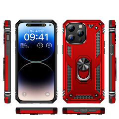 iPhone 15 Pro Max Kılıf Zore Vega Kapak Kılıf Kırmızı