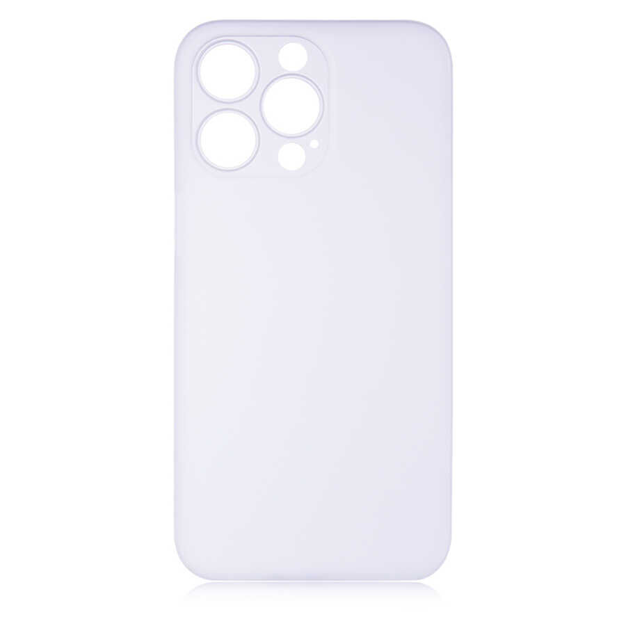 iPhone 13 Pro Kılıf 1.Kalite PP Kapak Beyaz