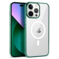 iPhone 14 Pro Max Kılıf Wireless Şarj Özellikli Pixel Magsafe Kapak