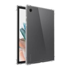 Samsung Galaxy Tab A9 Plus Kılıf Tablet Nitro Anti Shock Darbe Emici Köşe Korumalı Şeffaf Silikon Kapak Renksiz