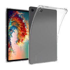 Samsung Galaxy Tab A9 Plus Kılıf Tablet Nitro Anti Shock Darbe Emici Köşe Korumalı Şeffaf Silikon Kapak Renksiz