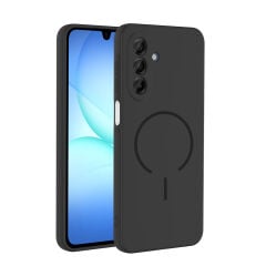 Samsung Galaxy A16 Kılıf Meta Lansman Magsafe Kamera Korumalı içi Kadife Yumuşak Renkli Süet Silikon