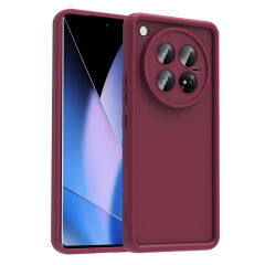 İnfinix Zero 40 5G Kılıf Kamera Korumalı Ananas Kapak Mürdüm