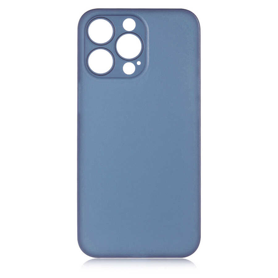 iPhone 13 Pro Kılıf 1.Kalite PP Kapak Mavi