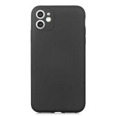 iPhone 11 Kılıf Kamera Korumali Mara Lansman Kapak Siyah