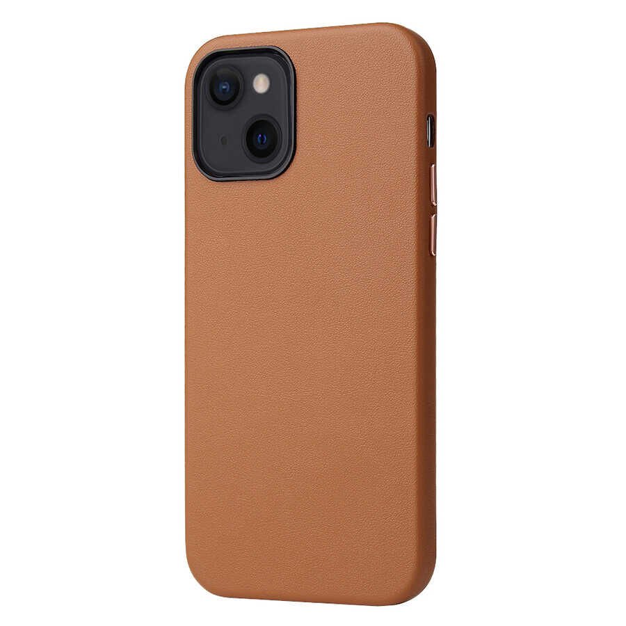 iPhone 13 Kılıf Eyzi Kapak Kahverengi