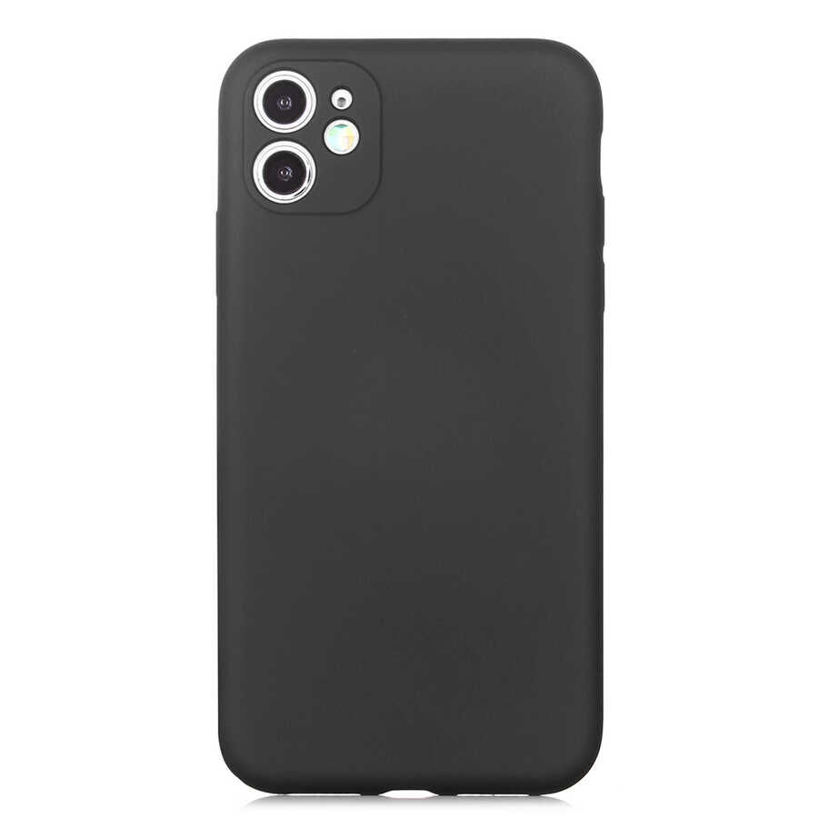 iPhone 11 Kılıf Kamera Korumali Mara Lansman Kapak Siyah