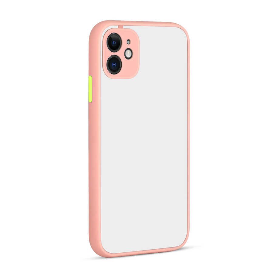 iPhone 12 Kılıf Hux Kapak Pembe
