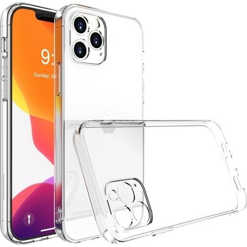 Iphone 13 Pro Max Kamera Korumalı Şeffaf Yumuşak Silikon