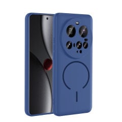 Xiaomi 15 Ultra Kılıf Meta Lansman M-Safe Kamera Korumalı içi Kadife Yumuşak Renkli Süet Silikon