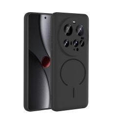 Xiaomi 15 Ultra Kılıf Meta Lansman M-Safe Kamera Korumalı içi Kadife Yumuşak Renkli Süet Silikon