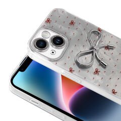 iPhone 13 Kılıf Kamera Korumalı Figürlü Ponti Silikon Kapak