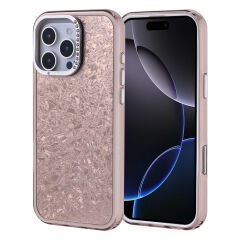 iPhone 16 Pro Max Kılıf Taşlı Tasarımlı Kapi Kapak Siyah