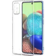 Samsung Galaxy A51 Korumalı Şeffaf Yumuşak Silikon