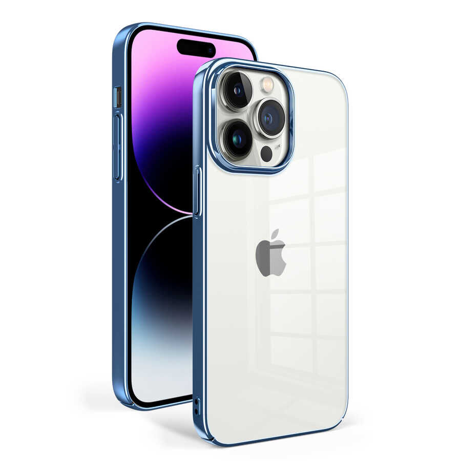 iPhone 14 Pro Max Kılıf Sun Kapak Mavi Açık