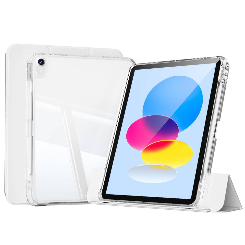 iPad 11.Nesil 2025 Kılıf Magnetik Ayrılabilen Airbagli Sliding Tablet Kılıfı Gri