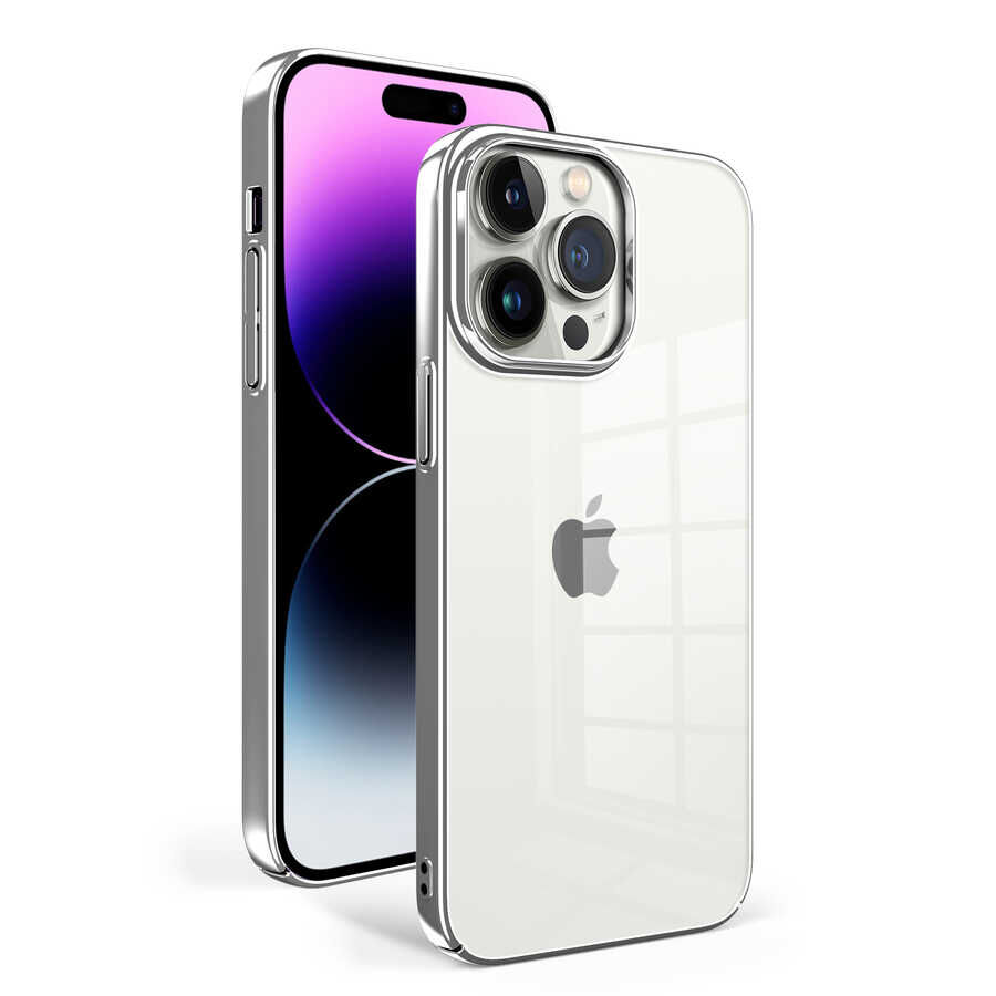 iPhone 14 Pro Max Kılıf Sun Kapak Gümüş