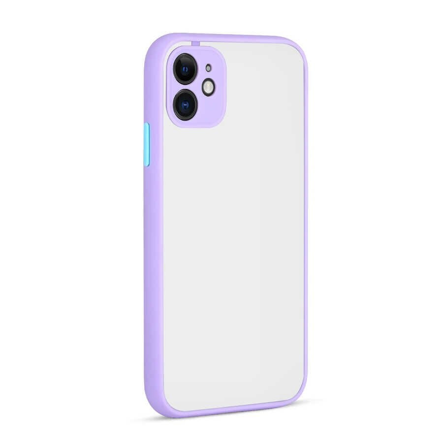 iPhone 12 Kılıf Hux Kapak Lila