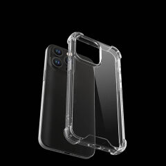iPhone 15 Pro Max Kılıf Nitro Anti Shock Darbe Emici Köşe Korumalı Şeffaf Silikon Kapak