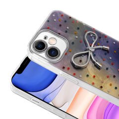iPhone 11 Kılıf Kamera Korumalı Figürlü Ponti Silikon Kapak