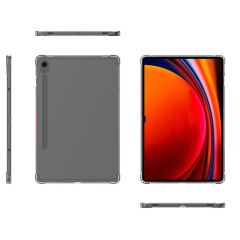 Samsung Galaxy Tab S9 FE Kılıf Nitro Anti Shock Darbe Emici Köşe Korumalı Şeffaf Silikon Kapak Renksiz