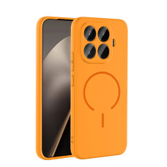 Xiaomi 15T Pro Kılıf Meta Lansman M-Safe Kamera Korumalı içi Kadife Yumuşak Renkli Süet Silikon