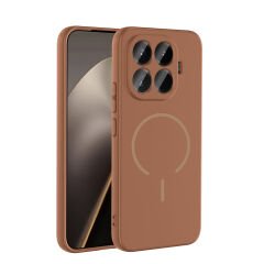 Xiaomi 15T Pro Kılıf Meta Lansman M-Safe Kamera Korumalı içi Kadife Yumuşak Renkli Süet Silikon