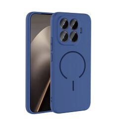 Xiaomi 15T Pro Kılıf Meta Lansman M-Safe Kamera Korumalı içi Kadife Yumuşak Renkli Süet Silikon