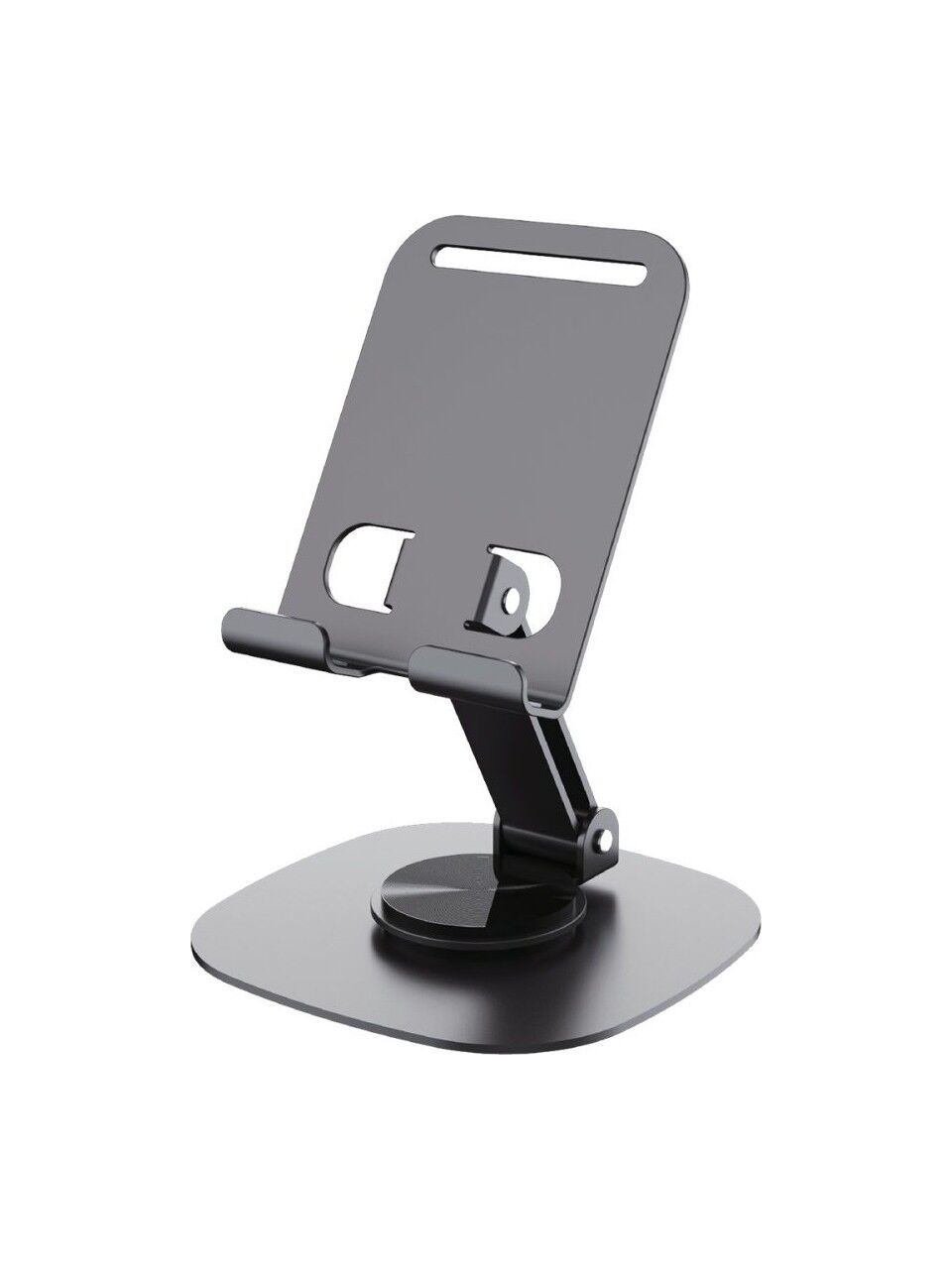 Yüksek Kaliteli Metal Katlanabilir 360 Dönebilen Ayarlanabilr Telefon Tutucu Masa Üstü Tablet Standı 02