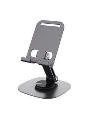 Yüksek Kaliteli Metal Katlanabilir 360 Dönebilen Ayarlanabilr Telefon Tutucu Masa Üstü Tablet Standı 02