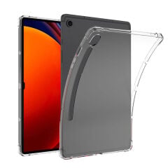 Samsung Galaxy Tab S8 Kılıf Nitro Anti Shock Darbe Emici Köşe Korumalı Şeffaf Silikon Kapak Renksiz