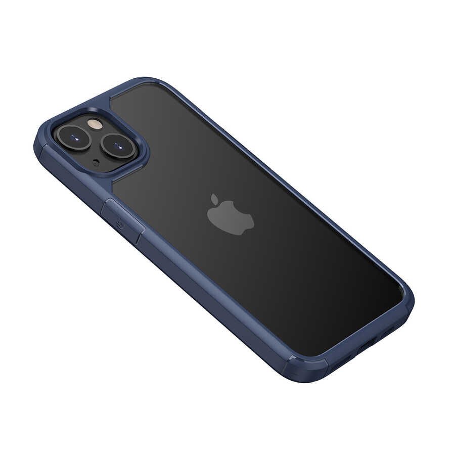iPhone 13 Kılıf Roll Kapak Mavi