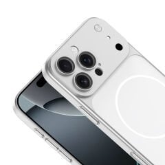 iPhone 14 Pro İphone 17 Pro Max Görünümlü Kılıf Kablosuz Şarj Özellikli Kamera Korumalı Spark