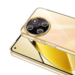 Realme 11 4G Kılıf Tek Kamera Çerçeveli Logo Gösteren Omega Kapak