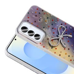 Samsung Galaxy S25 Kılıf Kamera Korumalı Figürlü Ponti Silikon Kapak