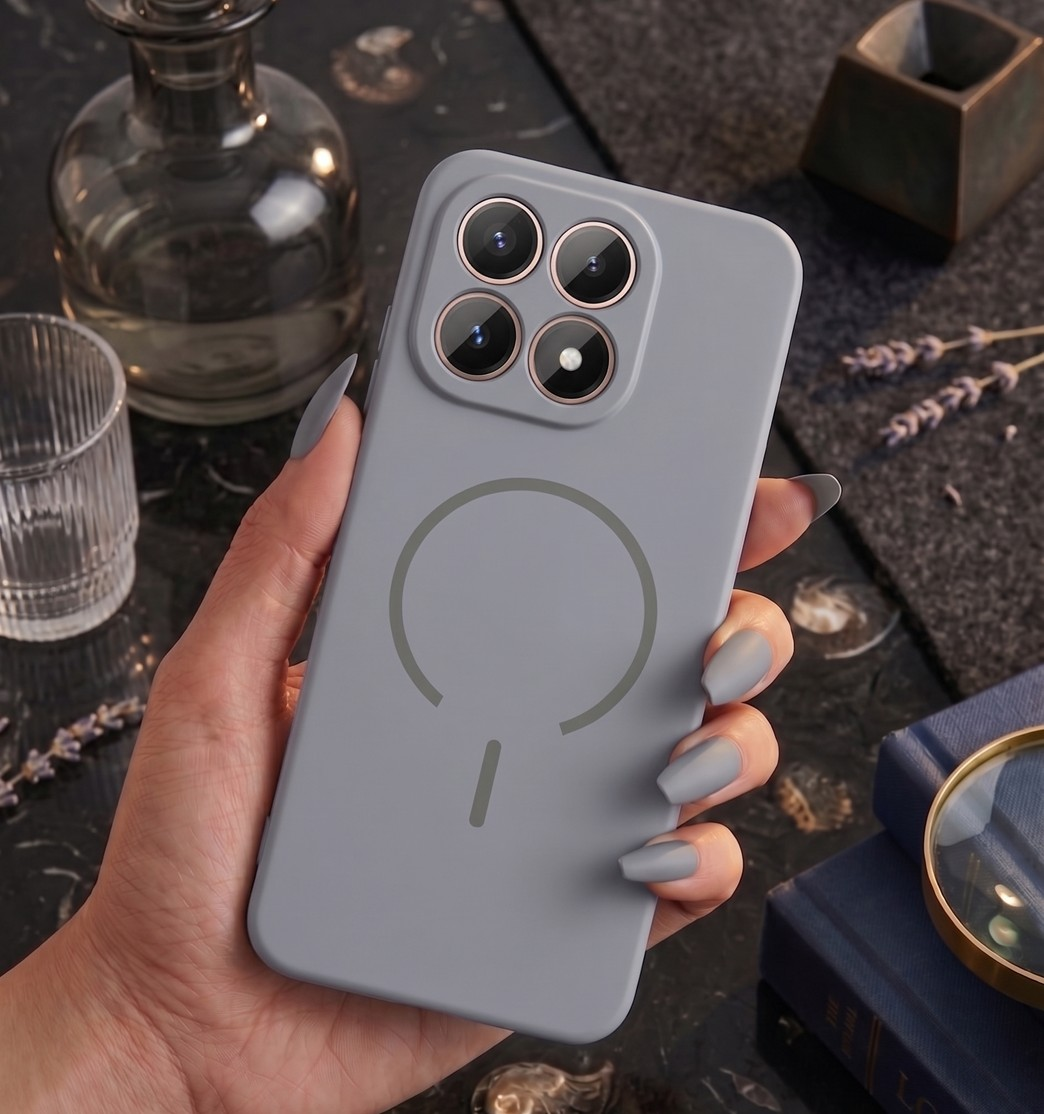 Xiaomi 15T Kılıf Meta Lansman MagSafe Kamera Korumalı içi Kadife Yumuşak Renkli Süet Silikon