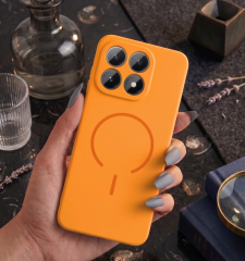 Xiaomi 15T Kılıf Meta Lansman MagSafe Kamera Korumalı içi Kadife Yumuşak Renkli Süet Silikon