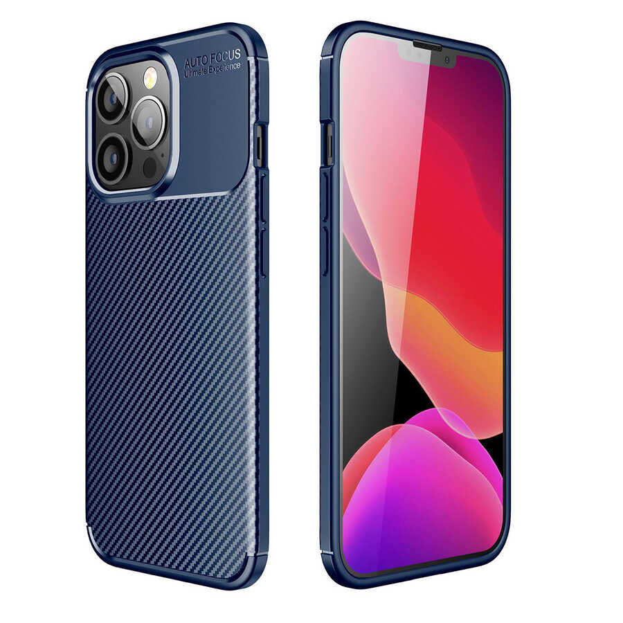 iPhone 13 Pro Kılıf Negro Silikon Kapak Lacivert