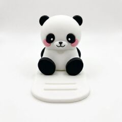 Sevimli Panda Figürlü Kaydırmaz Masaüstü Telefon ve Tablet Standı / Tutucu