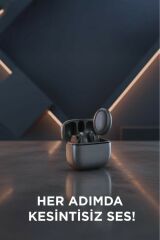 03 Siyah AI Destekli Gürültü Azaltma Şarj Kutulu Kablosuz Yaka Mikrofonu