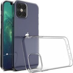 Iphone 12 / 12 Pro  Kamera Korumalı Şeffaf Yumuşak Silikon