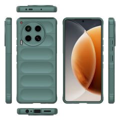 Tecno Spark 30 4G Kılıf Esnek TPU Oyuklu Arka Yüzey Tasarımlı Etnik Silikon Kapak
