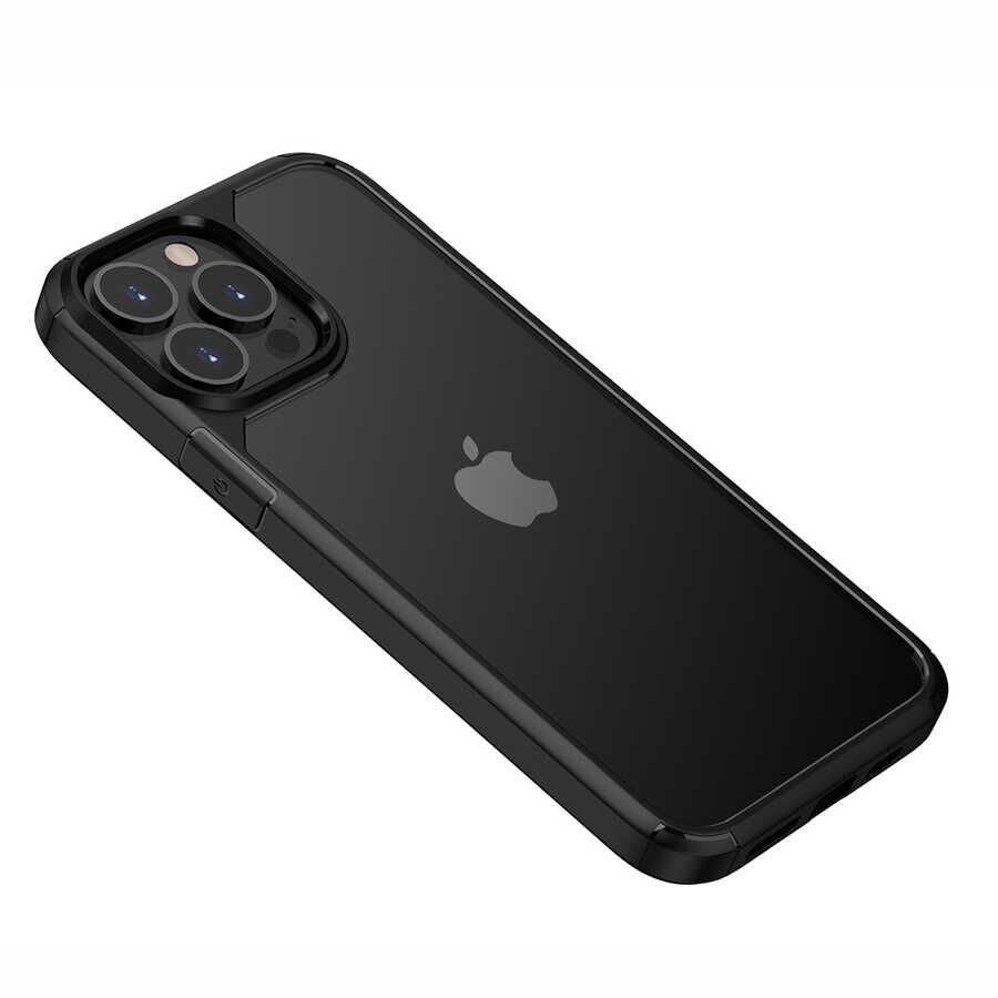 iPhone 13 Pro Max Kılıf Roll Kapak Siyah