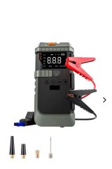 Jump Starter 19800 mAh Akü Takviyeli Hava Kompresörü Powerbankli Led Lambali LS 99