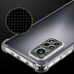 Xiaomi Mi 12T Kılıf Nitro Anti Shock Darbe Emici Köşe Korumalı Şeffaf Silikon Kapak