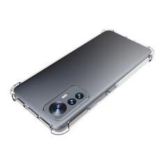 Xiaomi Mi 12 Lite Kılıf Nitro Anti Shock Darbe Emici Köşe Korumalı Şeffaf Silikon Kapak