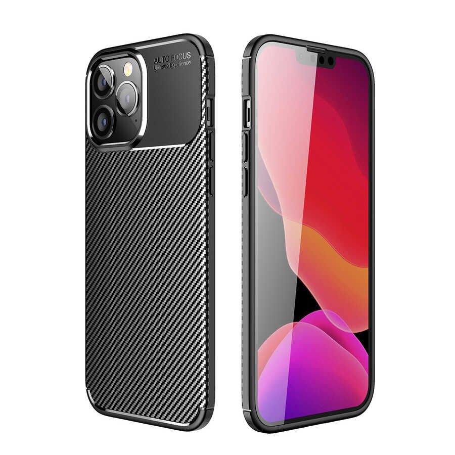 iPhone 14 Pro Kılıf Negro Silikon Kapak Siyah