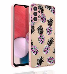 Samsung Galaxy A13 4G Kılıf Desenli Kamera Korumalı Parlak Nora Kapak